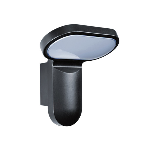 OL vegglampe 16,5W 830 med Sensor 200°, IP55, sort