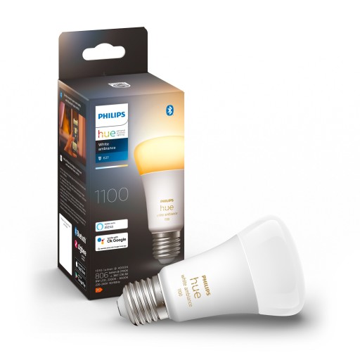 Philips Hue White Ambiance E27 standardlampa, 1-pack