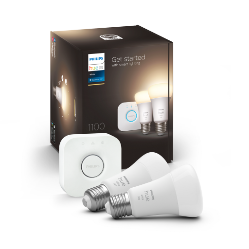 Philips Hue White E27 standardlampa, starterkit