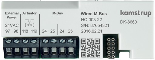 Kablet M-bus print for Kamstrup måler Backuptype - VVS
