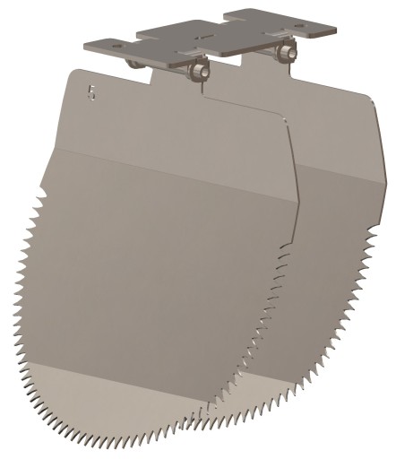NI TX11 reline DN150/160 mm spjeld, unbrakonøkkel Backuptype - VA