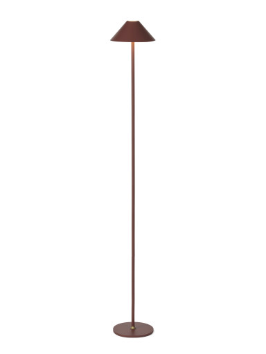 Halo Design Hygge genopladelig gulvlampe - mørkerød