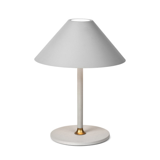 Halo Design Hygge genopladelig bordlampe, H25 cm, lysegrå