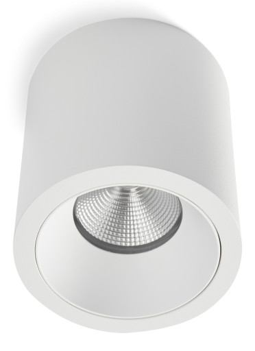 Antidark Tube LED påbygningsspot - hvid