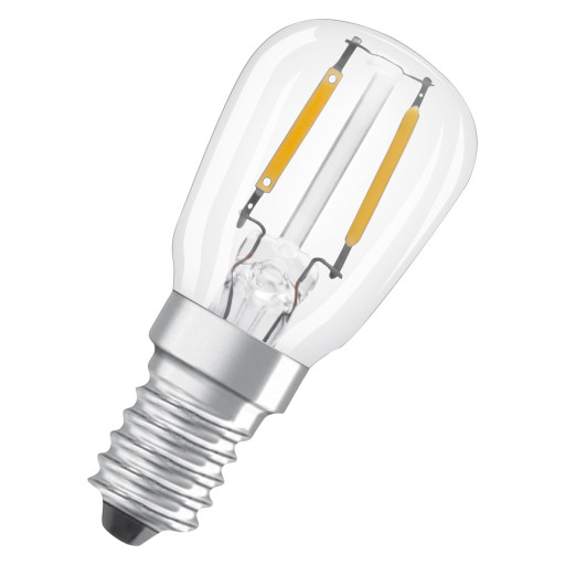 Ledvance Parathom E14 kjøleskapspære, 2700K, 1,3W LED filament