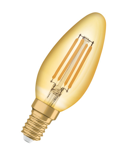 Ledvance 1906 lys gullfil 410lm 4W/824 E14 LED filament