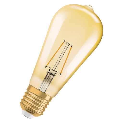 Ledvance 1906 edison gullfil 220lm 2,5W/824 E27 LED filament