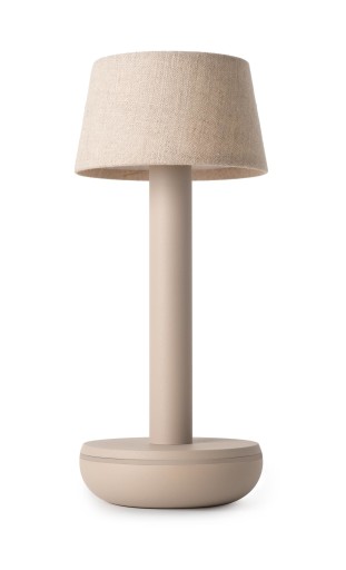 Humble Two Bordlampe beige/beige lin, IP65 Bordlampe