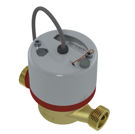 Varmtvannsmåler QN 1,5 - 110 mm vannrett m/impuls Tekniske installasjoner > Vannbehandling
