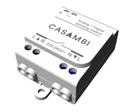 Casambi DALI 0/1-10V wireless m/integr. strømforsyning, CBU-ASD