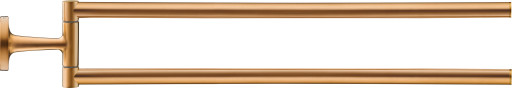 Duravit Starck T håndklestang, 46,5 cm, bronse