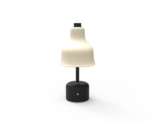 Avra transportabel bordlampe svart krem Bordlampe