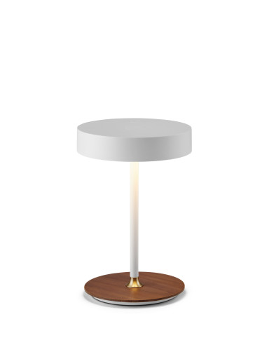 Halo Design On The Move genopladelig bordlampe, hvid