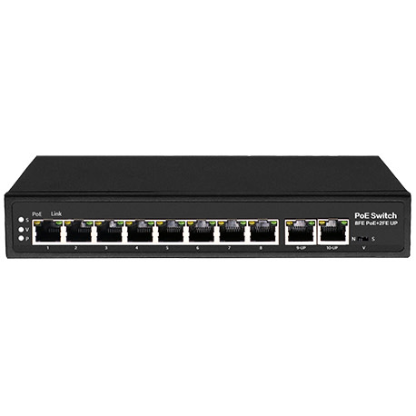 Desktop Poe Switch 8X10/100 Poe Port 1 Backuptype - El