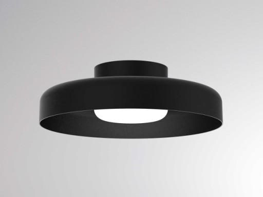 Sven SD Vegg-/taklampe sort 12W LEDØ280 mm, 2700K/3000K Vegglampe