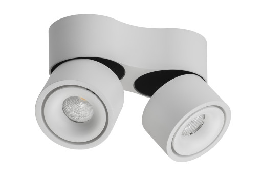 Billede af Antidark Easy Mini Double spotlampe Med sideudgang, hvid