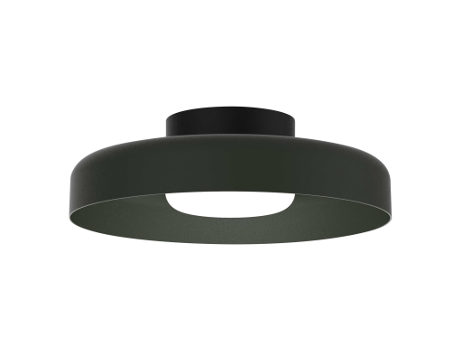 Sven SD Vegg/taklampe grønn/svart 12W LEDØ280 mm, 2700K/3000K Vegglampe