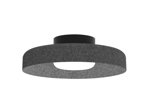 Sven SD Vegg/taklampe antrasitt/svart 12W LEDØ280 mm, 2700K/3000K Vegglampe