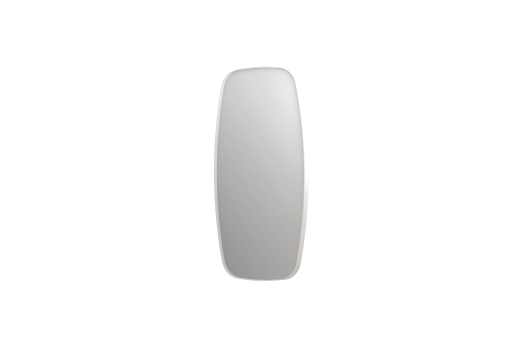 Sanibell SP29 speil 50x100cm på matt hvit aluminiumsramme Backuptype - VVS