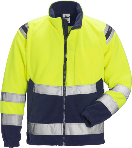 HI-VIS FLEECEJAKKE KL.3 GUL XS Backuptype - Diverse