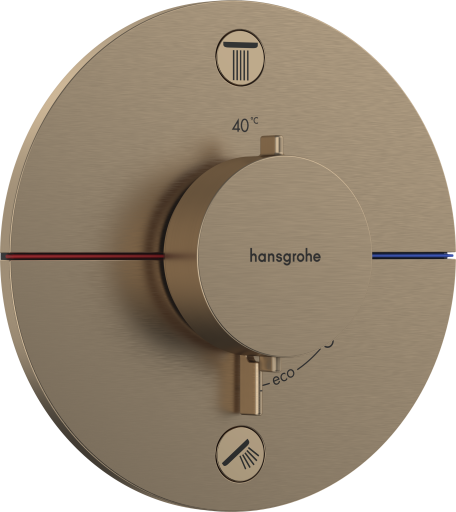 HANSGROHE ShowerSelect Comfort termostatbatteri ø155mm ind 2 utv