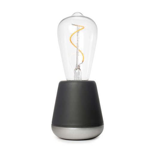 Humble One bordlampe smart, mørkegrå, h195xø85 mm, pbt, alu, glass Bordlampe