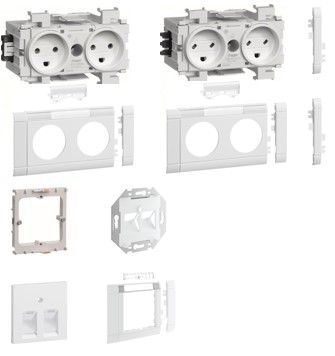 Arbeidsstasjon komplett for BR65 230V DK+Actassi, PH, RAL9016 Backuptype - El