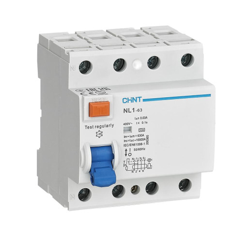 36 stk Reststrømbryter, 400V 63 Ampere, 4-POL. 300mA Backuptype - El