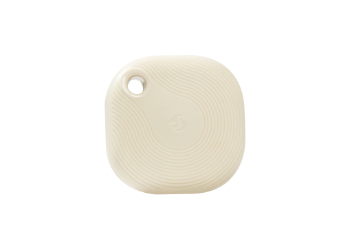 Shelly BLU Button Tøff 1 elfenben (Ivory) Bluetooth-batteritrykk Backuptype - El