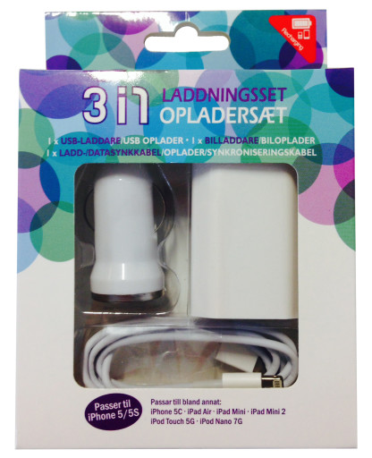 3i1 oplader iPhone 5/6/7