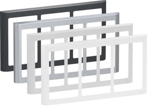 LK Fuga Design ramme 63 Soft 3x1,5 modul vandret
