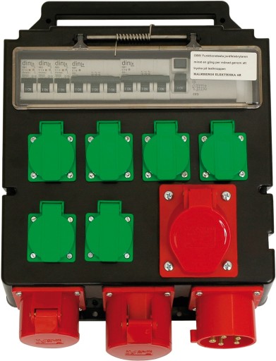 Byggestrømstavle 32A - Model 1990151DK