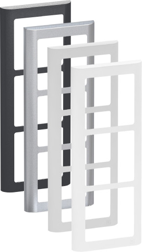 LK Fuga Design ramme 63 Soft 3 modul lodret