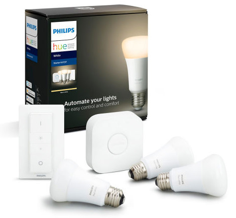 Philips Hue White E27 Startpakke