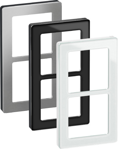 LK Fuga Pure design ramme 2 modul