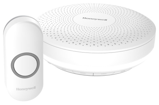 Honeywell trådløs rund bærbar dørklokke DCR311N