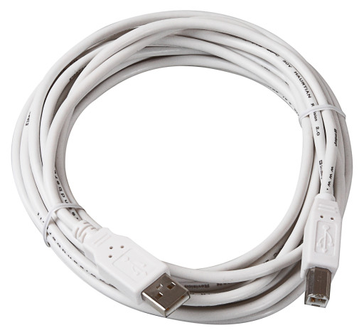 USB Kabel 2.0 AB hvid