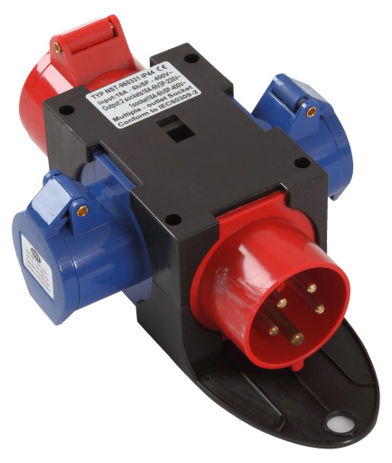 CEE kompaktforgrener 5P/16A/400V