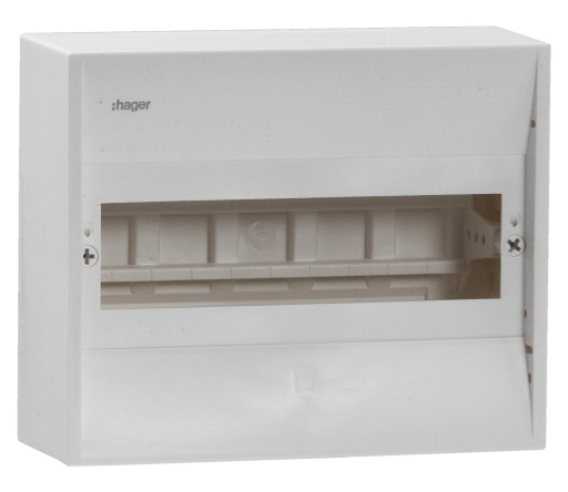 Hager gruppetavle 10 modul med PE-klemme