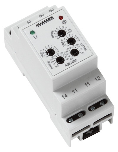 Malmbergs Multifunktionsrelæ 2 kanals 230V