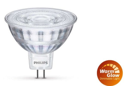 Kjøp Dimbar GU5,3 LED pære 12V | Philips GU5,3 LED led spot Kjøp Dimbar LED GU10 pære fra Philips | Spar + 80% strøm