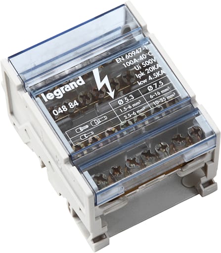 Legrand Distributionsblok 4P 100A