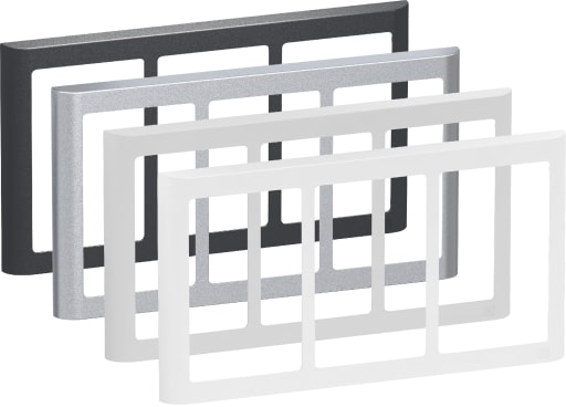 LK Fuga Design ramme 63 Soft 3x1,5 modul vandret