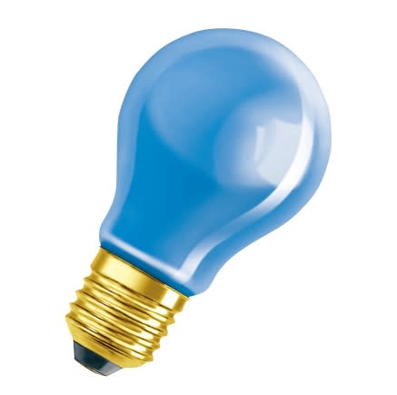 Farvet standardpære 25W