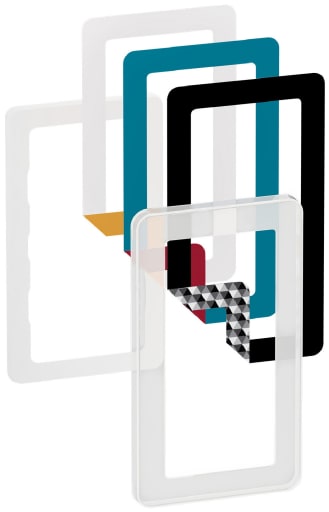 LK Fuga Choice design ramme 1x2 modul