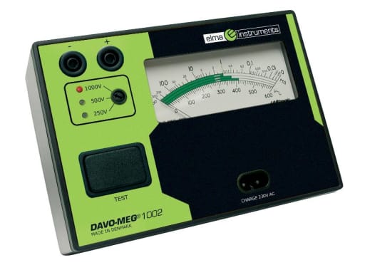 DAVO-MEG 1002 genopladelig isolationstester