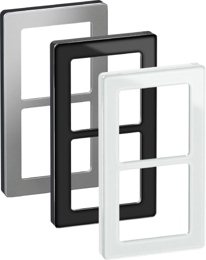 LK Fuga Pure design ramme 2 modul