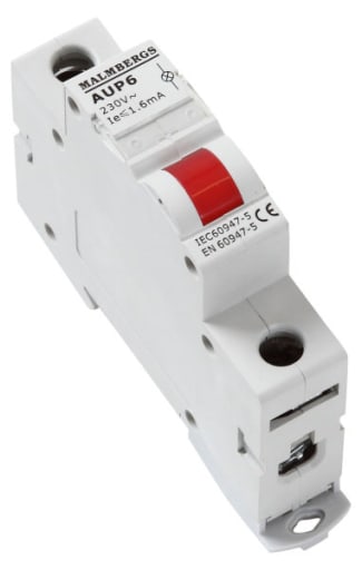 Malmbergs LED signallampe for DIN-skinne
