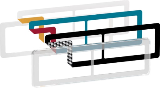 LK Fuga Choice design ramme 2x2 modul