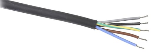 Silikonekabel til halogenspot 230V
